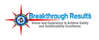 BREAKTHROUGH RESULTS LLC VISION AND EXPERIENCE TO ACHIEVE SAFETY AND SUSTAINABILITY EXCELLENCE. logo