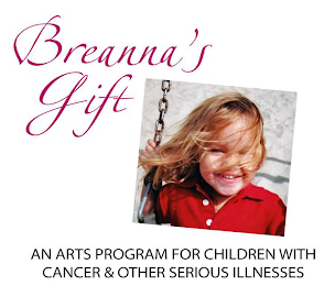 BREANNA'S GIFT AN ARTS PROGRAM FOR CHILDREN WITH CANCER & OTHER SERIOUS ILLNESSES logo