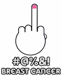 #@%&! BREAST CANCER logo