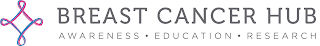 BREAST CANCER HUB AWARENESS · EDUCATION· RESEARCH logo