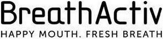 BREATHACTIV HAPPY MOUTH FRESH BREATH logo