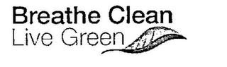 BREATHE CLEAN LIVE GREEN logo