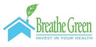 BREATHE GREEN INVEST IN YOUR HEALTH logo