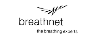 BREATHNET THE BREATHING EXPERTS logo