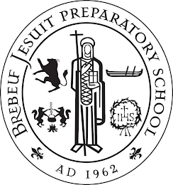 BREBEUF JESUIT PREPARATORY SCHOOL AD 1962 IHS logo