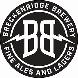 BRECKENRIDGE BREWERY BB FINE ALES AND LAGERS logo