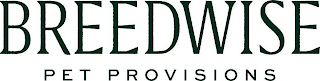 BREEDWISE PET PROVISIONS logo