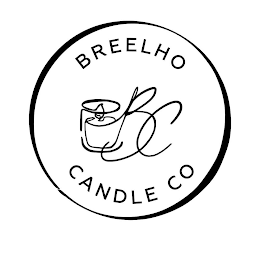 BREELHO CANDLE CO BC logo