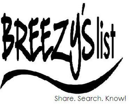 BREEZY'SLIST SHARE. SEARCH. KNOW! logo