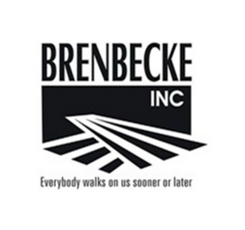 BRENBECKE INC EVERYBODY WALKS ON US SOONER OR LATER logo