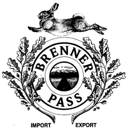 BRENNER PASS IMPORT EXPORT logo