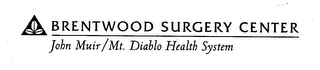 BRENTWOOD SURGERY CENTER JOHN MUIR/ MT. DIABLO HEALTH SYSTEM logo