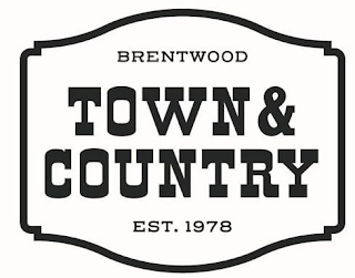 BRENTWOOD TOWN & COUNTRY EST. 1978 logo