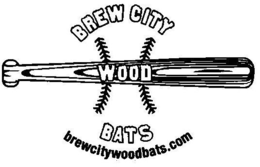 BREW CITY WOOD BATS BREWCITYWOODBATS.COM logo