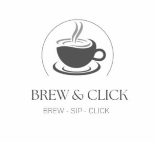 BREW & CLICK BREW - SIP - CLICK logo