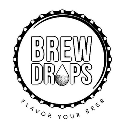 BREW DROPS FLAVOR YOUR BEER logo