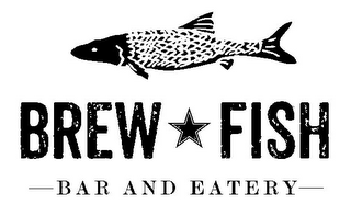 BREW FISH BAR AND EATERY logo