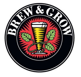BREW & GROW logo