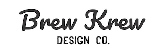 BREW KREW DESIGN CO. logo