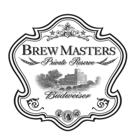 BREW MASTERS PRIVATE RESERVE BUDWEISER A logo