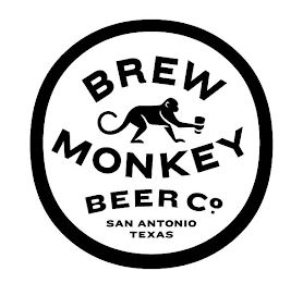 BREW MONKEY BEER CO. SAN ANTONIO TEXAS logo