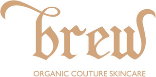 BREW ORGANIC COUTURE SKINCARE logo