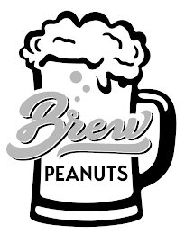 BREW PEANUTS logo