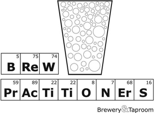 BREW PRACTITIONERS BREWERY & TAPROOM 5 75 74 59 89 22 22 8 7 68 16 logo
