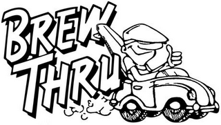BREW THRU logo