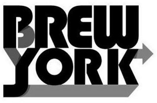 BREW YORK logo