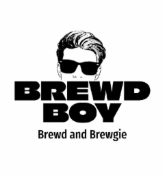 BREWD BOY BREWD AND BREWGIE logo