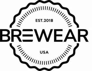 BREWEAR EST. 2018 USA logo