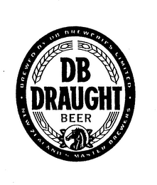 BREWED BY DB BREWERIES LIMITED NEW ZEALAND'S MASTER BREWERS DB DRAUGHT BEER