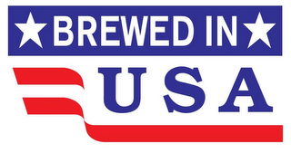 BREWED IN USA logo
