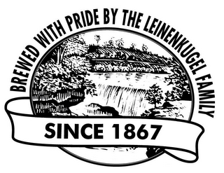BREWED WITH PRIDE BY THE LEINENKUGEL FAMILY SINCE 1867 logo