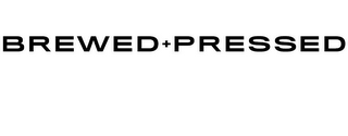 BREWED+PRESSED logo