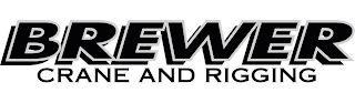 BREWER CRANE AND RIGGING logo