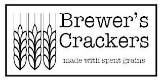 BREWER'S CRACKERS MADE WITH SPENT GRAINS logo