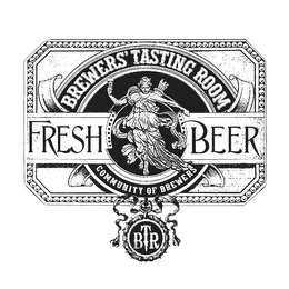 BREWERS' TASTING ROOM FRESH BEER COMMUNITY OF BREWERS BTR logo