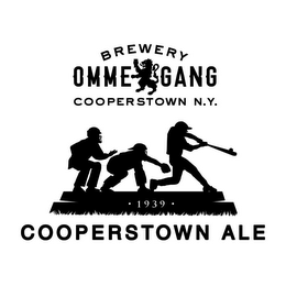 BREWERY OMME GANG COOPERSTOWN N.Y. 1939 COOPERSTOWN ALE logo
