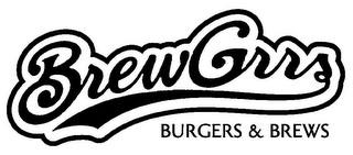 BREWGRRS BURGERS & BREWS logo