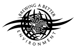 BREWING A BETTER ENVIRONMENT A logo