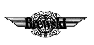 BREWSKI THE GREATEST NAME IN BEER logo