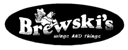 BREWSKI'S WINGS AND THINGS logo