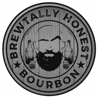BREWTALLY HONEST BOURBON logo
