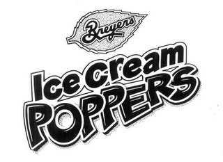 BREYERS ICE CREAM POPPERS logo