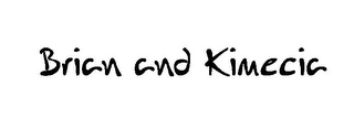 BRIAN AND KIMECIA logo