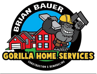 BRIAN BAUER GORILLA HOME SERVICES CONSTRUCTION & REMODELING logo