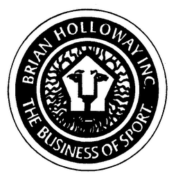 BRIAN HOLLOWAY INC.  THE BUSINESS OF SPORTS logo