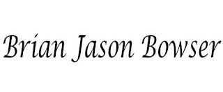 BRIAN JASON BOWSER logo